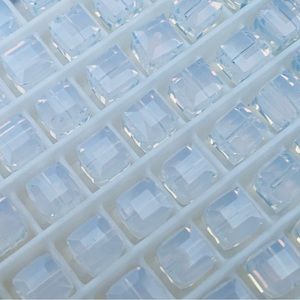 12 Swarovski Crystal Cube Beads Art 5601 6mm